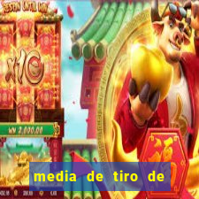 media de tiro de meta por jogo